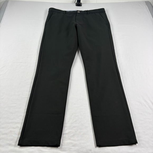 Bonobos Golf Pants Men 34x32 Black Chino Stretch Performance Preppy Straight Leg - Picture 3 of 11